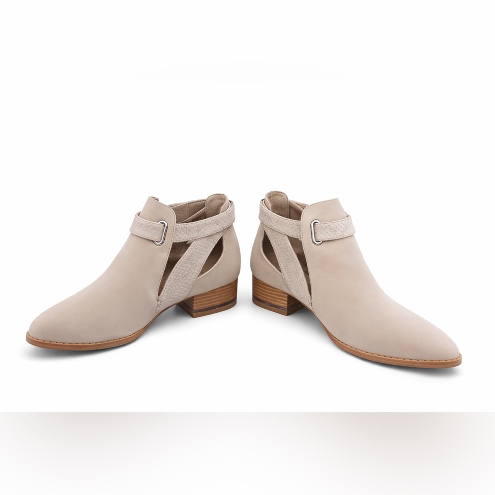 Call It Spring Beige Ankle Booties - Picture 12 of 13